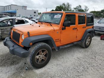  Salvage Jeep Wrangler