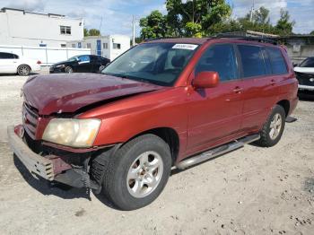  Salvage Toyota Highlander