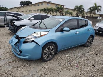  Salvage Nissan LEAF