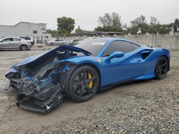  Salvage Ferrari F8 Tributo