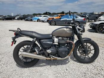  Salvage Triumph Motorcycle Street