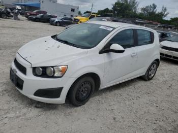  Salvage Chevrolet Sonic