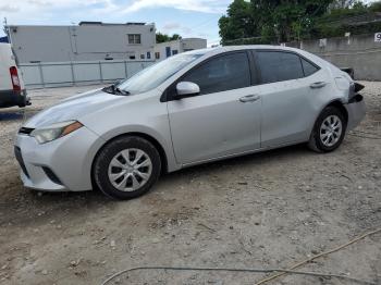 Salvage Toyota Corolla