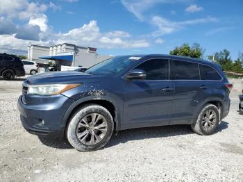  Salvage Toyota Highlander