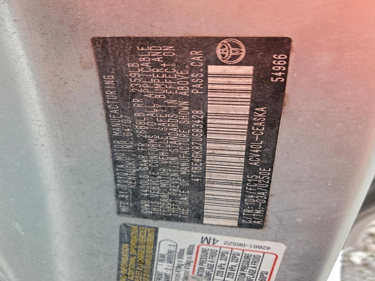 Toyota Camry Ce Image 11