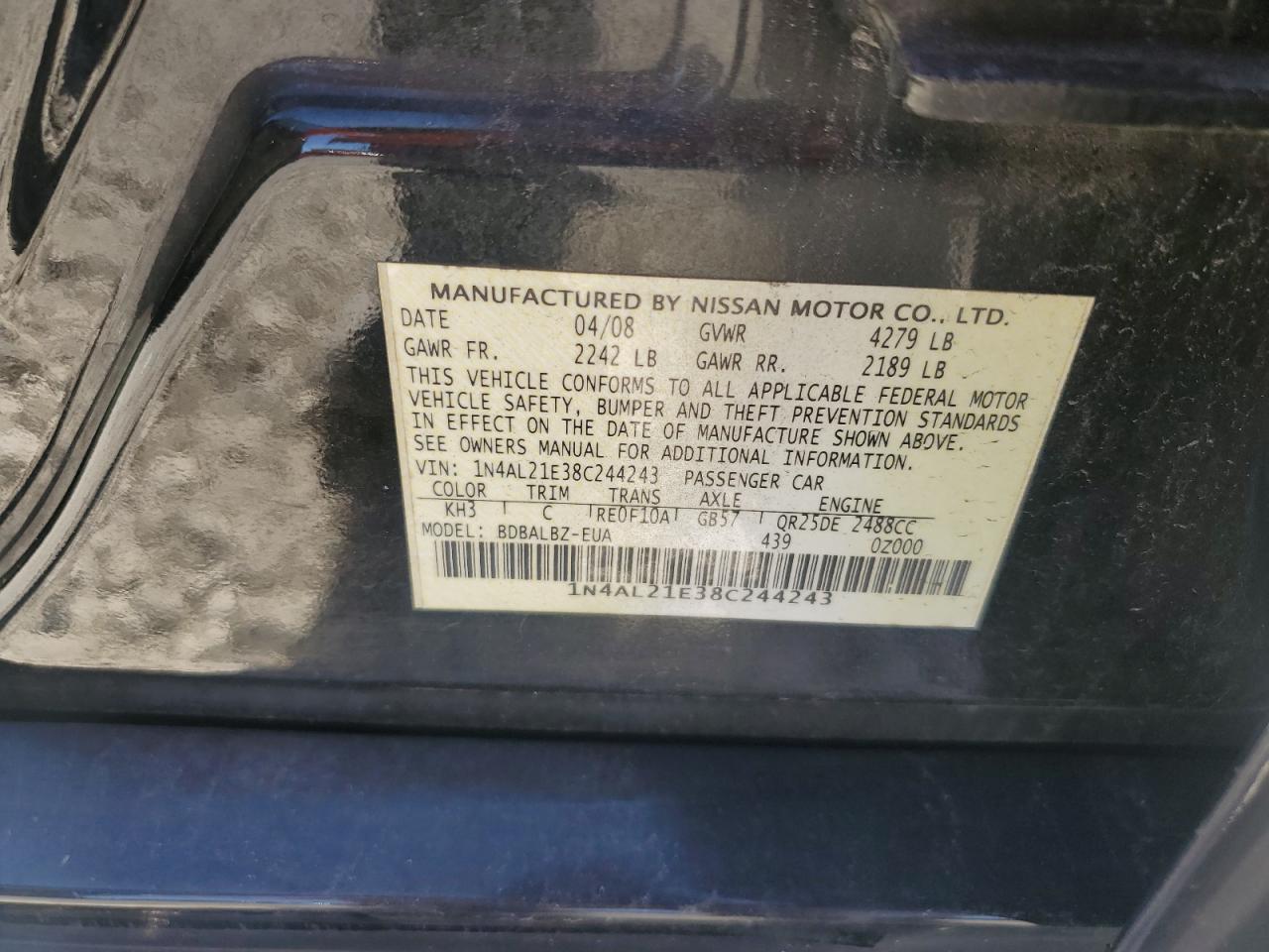 Nissan Altima 2.5 Image 2