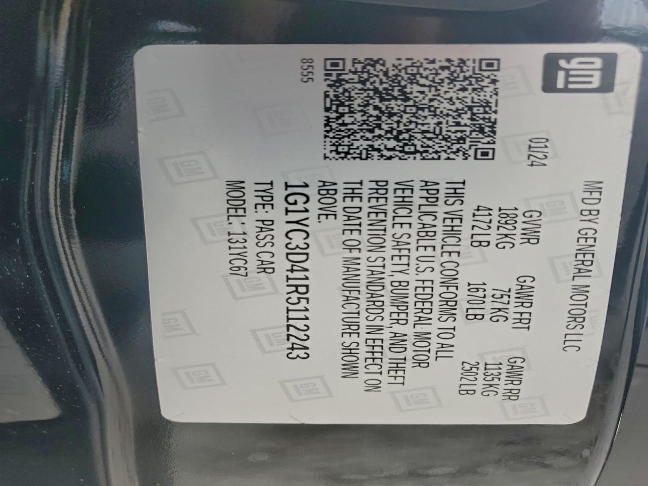 Chevrolet Corvette Stingray 3lt Image 11