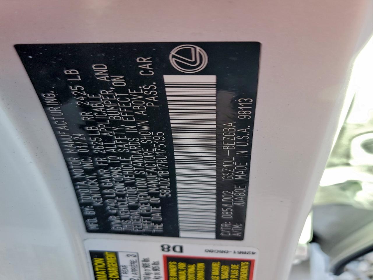 Lexus Es 350 Base Image 9