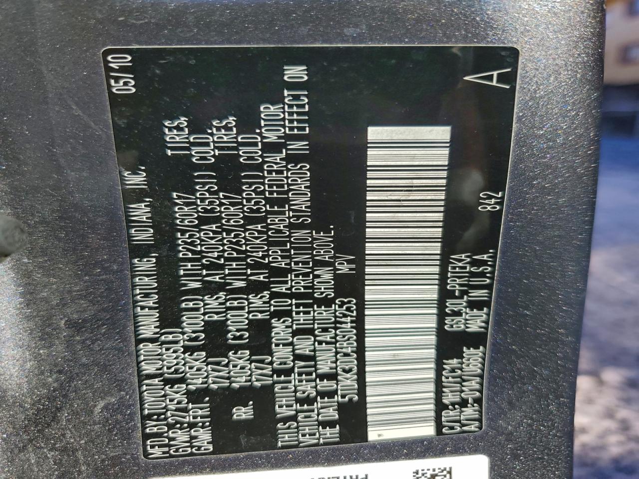 Toyota Sienna Le Image 13