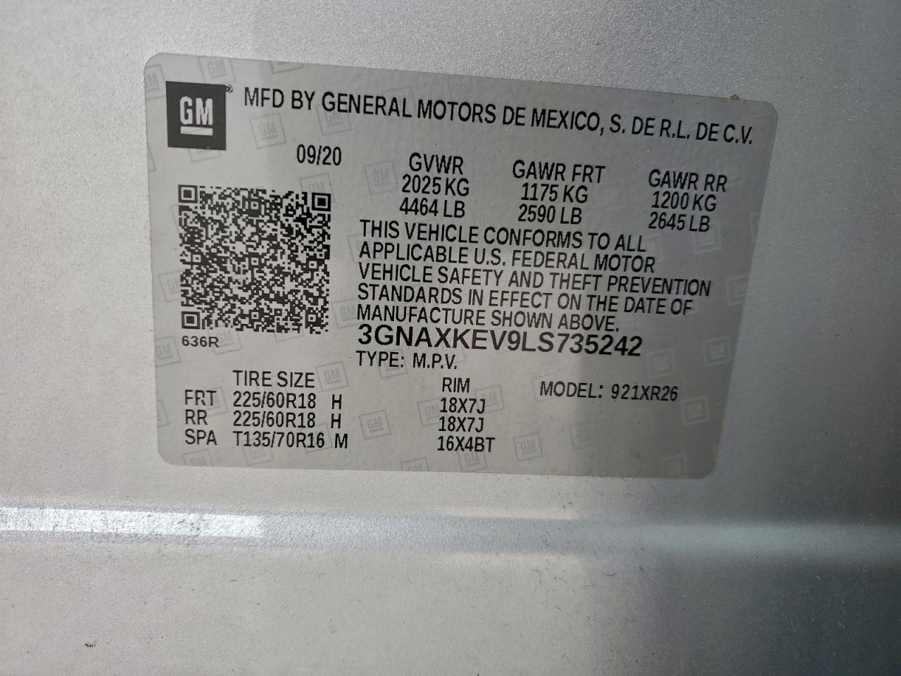 Chevrolet Equinox Lt Image 2