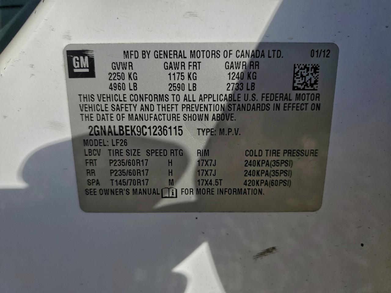 Chevrolet Equinox Ls Image 9