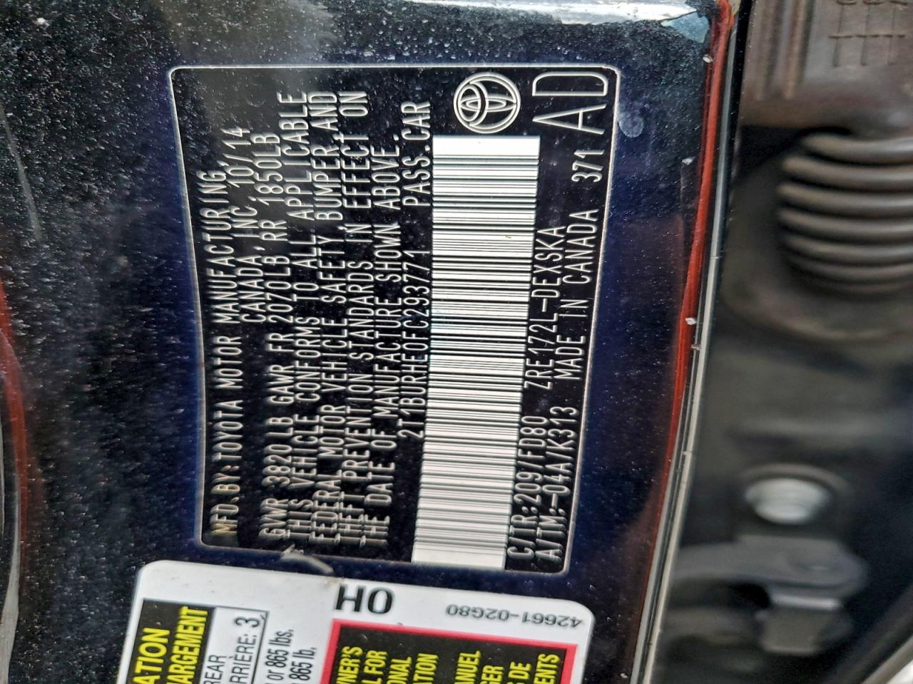 Toyota Corolla L Image 10